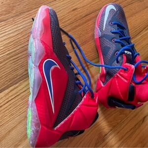 Nike Kids Red and Black Sneakers